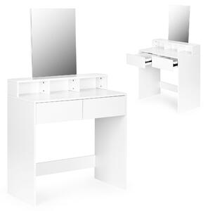 ModernHOME Velký moderní kosmetický toaletní stolek se zásuvkou se zrcadlem