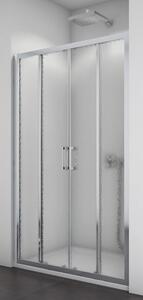 SanSwiss TOPS4 1200 50 22 Sprchové dveře dvoudílné 120 cm, aluchrom/durlux