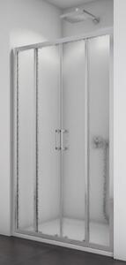 SanSwiss TOPS4 1200 01 22 Sprchové dveře dvoudílné 120 cm, matný elox/durlux