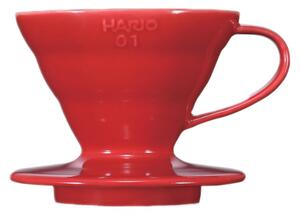 Hario V60-01 keramický červený
