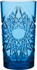 Polykarbonátová sklenice 470 ml, modrá s dekorem