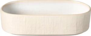 Talíř servírovací Costa Nova Notos 18,5 cm, pískový, vyvýšený okraj (2 ks)