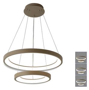 BRILAGI - LED Stm lustr na lanku FALCON SLIM LED/68W/230V pr. 50 cm béžová + DO