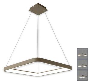 BRILAGI - LED Stm lustr na lanku FALCON SLIM LED/50W/230V 50x50 cm béžová + DO