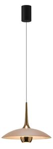 MAXLIGHT P0674 - LED Lustr na lanku MANUKA LED/12W/230V pr. 28 cm zlatá/béžová