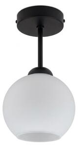 BRILAGI - LED Přisazený lustr RETRO GLASS 1xE27/60W/230V pr. 15 cm černá/bílá