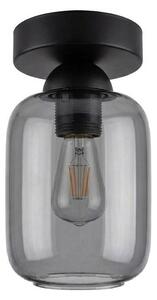 BRILAGI - LED Stropní svítidlo R GLASS 1xE27/60W/230V pr. 14 cm černá/kouř šedá