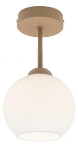 BRILAGI - LED Přisazený lustr RETRO GLASS 1xE27/60W/230V pr. 15 cm béžová/bílá