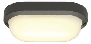 BIG WHITE SLV TERANG 2, venkovní nástěnné a stropní svítidlo, LED, 3000K, IP44, oválné, antracit, 11 W 229935