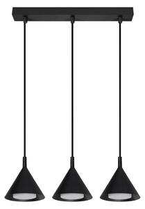 BRILAGI - LED Lustr na lanku CONE TRIPLE 3xGX53/15W/230V černá