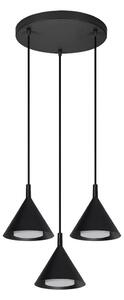 BRILAGI - LED Lustr na lanku CONE TRIPLE ROUND 3xGX53/15W/230V černá