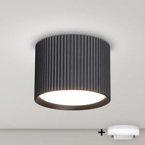 BRILAGI -LED RGB Stm. bod. sví. STRIPY 1xGX53/14W/230V 60x82 mm Wi-Fi Tuya černá