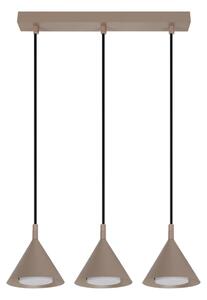 BRILAGI - LED Lustr na lanku CONE TRIPLE 3xGX53/15W/230V béžová