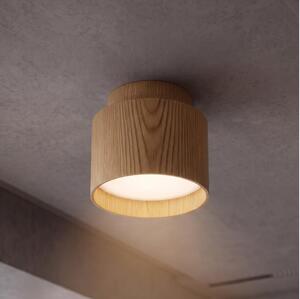 BRILAGI - LED Bodové svítidlo BACKLIT 1xGX53/15W/230V+LED/3W pr. 8 cm dek. dubu