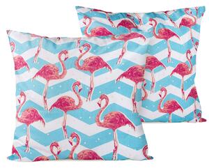Povlak na polštářek Flamingo, 40 x 40 cm, sada 2 ks