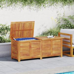 Zahradní úložný box s lamelami 150 x 50 x 56 cm masivní akácie