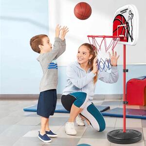 Nastavitelný basketbalový koš s míčem a pumpičkou