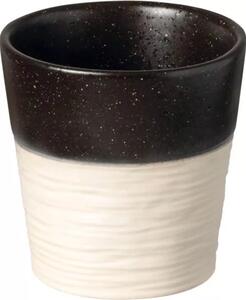 Hrnek bez ucha Costa Nova Notos 180 ml, pískový/černý (6 ks)
