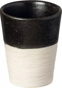 Hrnek bez ucha Costa Nova Notos 270 ml, pískový/černý (6 ks)