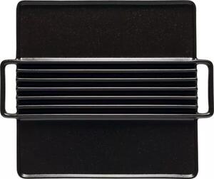 Talíř servírovací Costa Nova Notos 33,7x28,2 cm, černý, s uchy (6 ks)