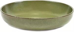 Talíř hluboký SERAX Surface M 19 cm, camo zelená