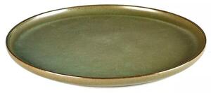 Talíř SERAX Surface M 24 cm, camo zelená