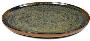 Talíř SERAX Surface M 24 cm, indi šedá
