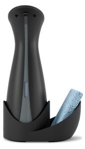 OTTO sensorický dávkovač na mýdlo černý s nádobkou na houbičku, Umbra