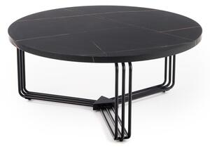 HALMAR Konferenční stolek ANTICA 80 cm černý