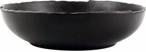 Talíř hluboký Chic Livelli 24 cm, černý (4 ks)