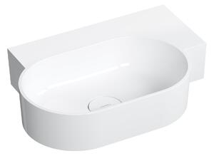 Omnires Ovo M+ umyvadlo 55x38 cm oválné na pult bílá lesk OVO555UWPBP