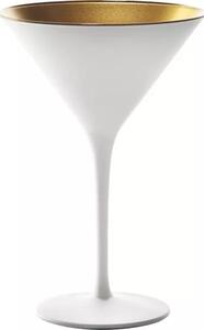 Koktejlová sklenice Stölzle Elements 240 ml, bílá/zlatá (6 ks)