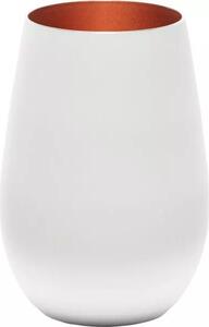Sklenice Stölzle Elements 465 ml, bílá/bronzová (6 ks)