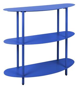 Modrý kovový regál 90x82x28 cm Cool Retro – Leitmotiv