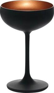 Sklenice na sekt Stölzle Elements 230 ml, černá/bronzová (6 ks)
