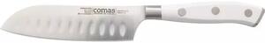 Santoku nůž, čepel 12,5 cm, bílý