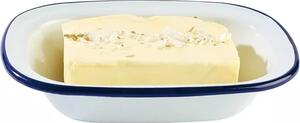Miska APS Enamelware 350 ml, bílá/modrá