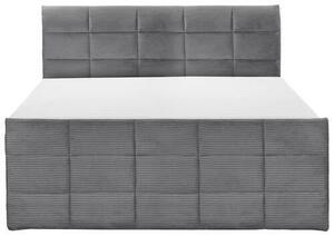 POSTEL BOXSPRING, 180/200 cm, tmavě šedá MID.YOU - Postele s úložným prostorem, Online Only