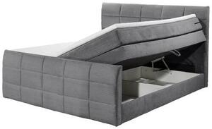POSTEL BOXSPRING, 180/200 cm, tmavě šedá MID.YOU - Postele s úložným prostorem, Online Only