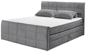 POSTEL BOXSPRING, 180/200 cm, tmavě šedá MID.YOU - Postele s úložným prostorem, Online Only