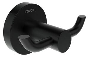 Ravak Kona věšák na ručník černá X07P1300