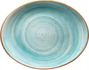 Talíř oválný Bonna Aura Aqua 36x28 cm (6 ks)