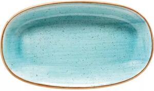 Talíř oválný Bonna Aura Aqua 34x19 cm (6 ks)