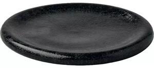 Talíř plochý s vyšším okrajem Style Point Vulcanic 24,5 cm, černý