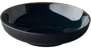 Talíř hluboký Style Point Speckle 22 cm, modrý/černý