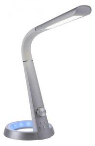 PAUL NEUHAUS Stolní lampa, stříbrná, LED stojna, stmívatelné, USB-konektor 3000-6500K 4591-95