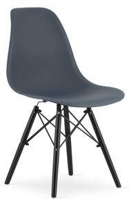 Set jídelních židlí OSAKA tmavě šedé (4ks)