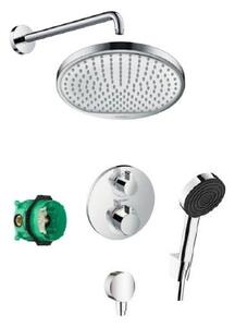 Hansgrohe Crometta sprchová sada pod omítku s termostatem s dešťovou sprchou chrom 88002361