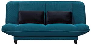 ROZKLÁDACÍ POHOVKA, textil, petrolej MID.YOU - Rozkládací pohovky, Online Only