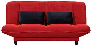 ROZKLÁDACÍ POHOVKA, textil, červená MID.YOU - Rozkládací pohovky, Online Only
